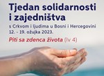 Korizmena akcija Hrvatskog Caritasa „Tjedan solidarnosti i zajedništva s Crkvom i ljudima u BiH“ 2023. godine